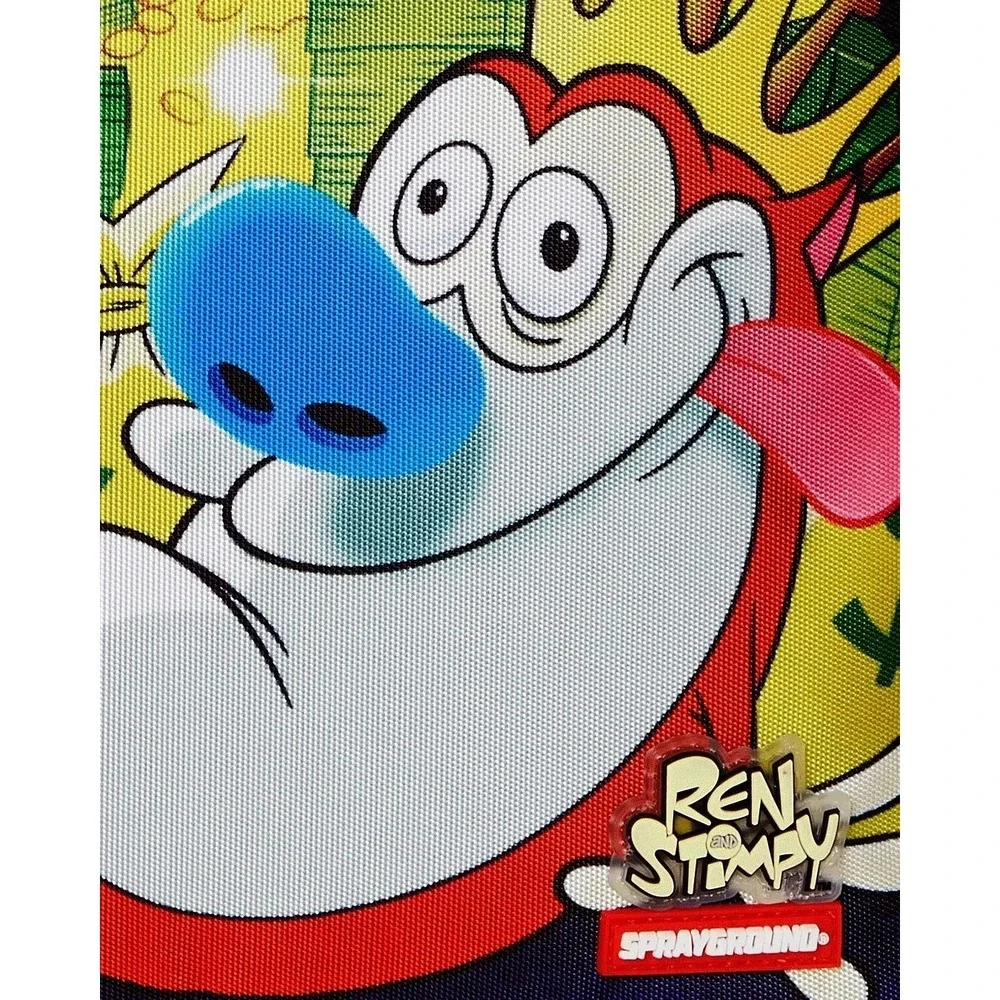 Sprayground Ren and Stimpy Hidden Gold Mine DLXR Backpack Limited‎ Edition